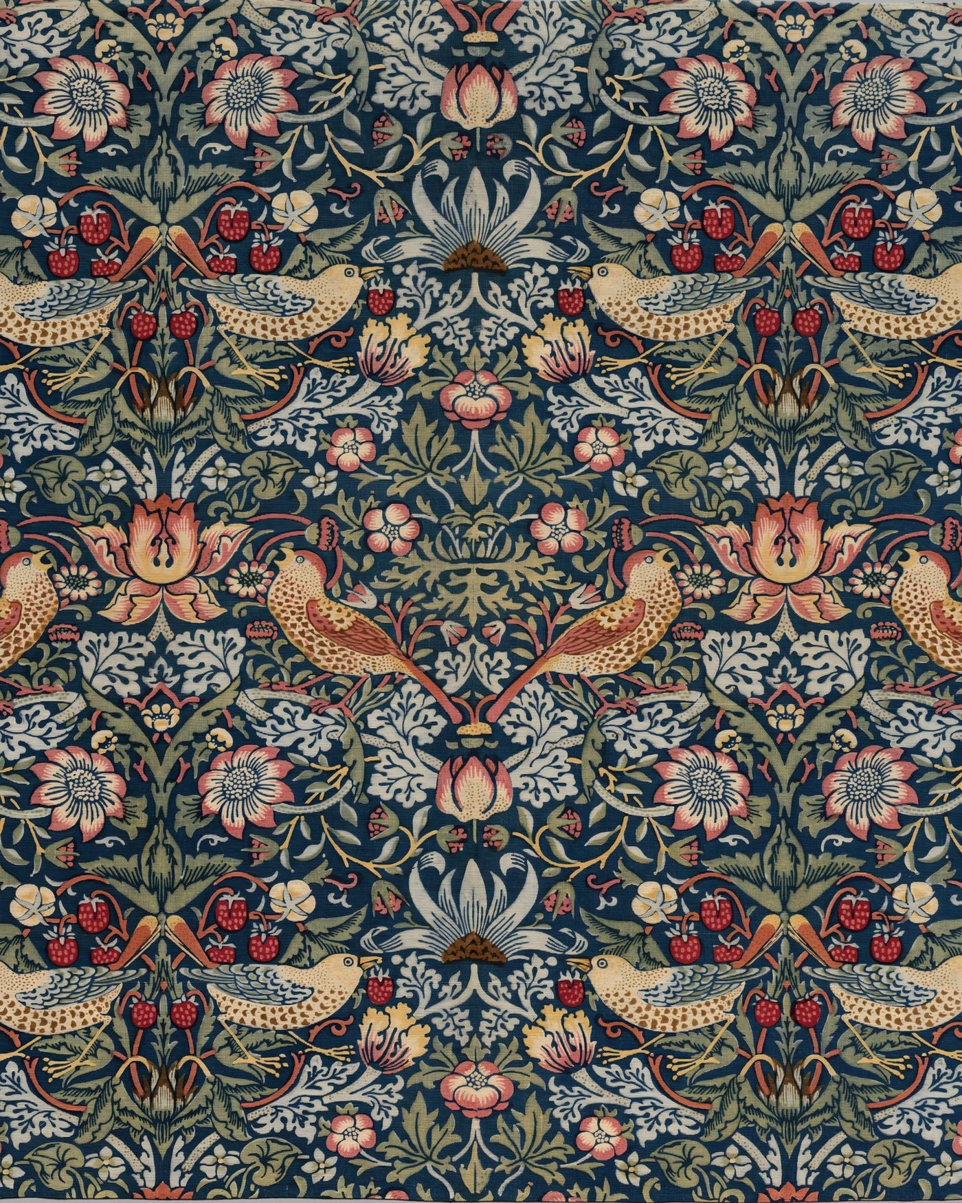 William Morris Strawberry Thief pattern print