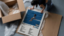 SZA SOS Album Tracklist framed print being unboxed from protective packaging