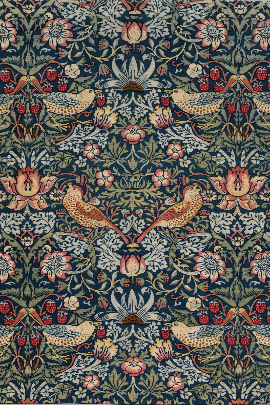 William Morris Strawberry Thief pattern, full artwork