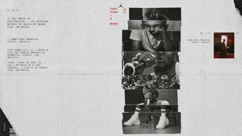 Frank Ocean album cover art heading the best album cover posters guide