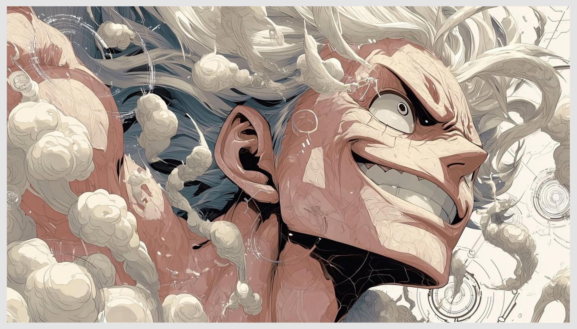 Luffy Gear 5 One Piece artwork heading the best anime posters guide