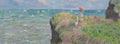 Claude Monet The Cliff Walk at Pourville — Impressionist coastal painting detail
