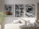 3D art piece highlighting playful street culture vibes, perfect for any trendy space in your home decor.