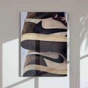 Artistic representation of Afrocentric style with colorful abstract shapes and textures.