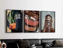 Detailed digital artwork emphasizing Afrocentric themes in a modern and vibrant display.