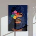 Engaging Afrocentric digital design featuring bright colors and expressive themes.