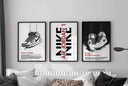 Abstract Modern Sneakerhead Poster Set of 3 featuring eye-catching sneaker imagery and artistic patterns.