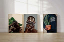 High-resolution Afrocentric art print featuring diverse themes, perfect for enhancing home decor.