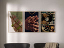Colorful Black Girl wall art highlighting strength and beauty in a stunning artistic collage.