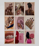 Black Girl Printable Wall Art Set of 9, featuring vibrant imagery celebrating Black culture and beauty.