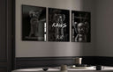Black Hypebeast Poster Set of 3 with eye-catching visuals that celebrate the spirit of urban culture.