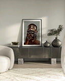 A refined Black Man Culture digital print in a stylish frame, perfect for elevating home decor aesthetics.
