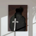HAUS OF PRINTS Black Masculine Wall Art Set of 3 - BLACK ART featuring Black Masculine Wall Art design elements
