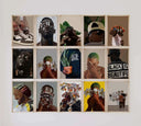 Black Men Wall Art Set of 15, vibrant artwork celebrating cultural identity and strength in a digital collection.