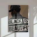 Black Men Wall Art with a powerful design illustrating Black excellence and stylish elegance in modern decor.