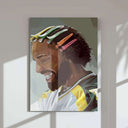 Black Men Wall Art featuring expressive figures, celebrating context and culture in an eye-catching digital format.