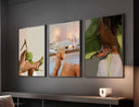 Art Print emphasizing Afrocentric culture with a strong visual featuring a stylish character.