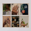 Black Woman Wall Art Print Set of 6 by Haus of Prints featuring bold Afrocentric designs and vibrant colors.