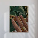 Black Woman Wall Art Set displayed in a living room, illustrating striking visuals that enhance interior design.
