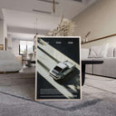 Classic Porsche 911 Wall Art Print with a stylish, modern aesthetic, designed for automotive enthusiasts.