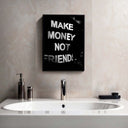 Fashion Quote Wall Art Set of 3 showing three distinct pieces: bold quotes on minimalistic backgrounds for chic styling.