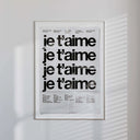 French Quote Art Print Wall Decor with a chic design, ideal for adding a touch of sophistication to your space.