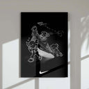 HYPEBEAST Sneaker Poster displaying hanging sneakers in a minimalist line art style.