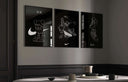 HYPEBEAST Sneaker Poster showcasing a minimalist sneaker illustration against a solid black background.