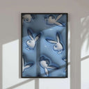 Hypebeast 3D Poster Set of 3 displaying KAWS-inspired wall art that blends vivid colors and urban style.