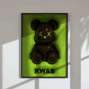 Hypebeast 3D Poster Set of 3 featuring trendy KAWS designs, infusing energy into contemporary spaces.