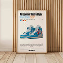 Artistic rendition of sneakers in Hypebeast Shoe Printable Wall Art, reflecting urban fashion vibes.