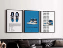 Hypebeast Sneaker Art featuring a modern sneaker design with repeated text elements for an artistic touch.