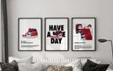 Hypebeast Sneaker Art Prints Set of 3 featuring vibrant designs celebrating sneaker culture.