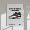 Hypebeast Sneaker Room Decor Set featuring contemporary sneaker art, perfect for trendy living spaces.