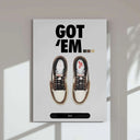 Hypebeast Sneaker Room Decor Set displaying stylish sneaker artwork, ideal for sneaker culture enthusiasts.