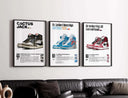Hypebeast Sneakerhead artwork showcasing vibrant sneaker designs, ideal for a trendy living room.