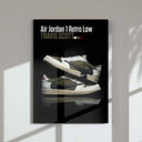 Hypebeast Urban Sneaker Poster Set of 3 featuring vivid sneaker artwork, perfect for stylish home decor.