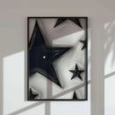 Sleek digital wall art showcasing KAWS-inspired characters and catchy elements, perfect for modern decor.