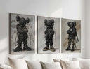 HYPEBEAST KAWS art print of Nike Designer Toys showcasing a contemporary streetwear vibe.