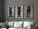 Nike Designer Toys Poster in high-resolution, reflecting unique KAWS-inspired street culture art.