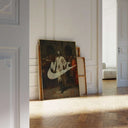 Nike Renaissance Wall Art Print – Swoosh Classic displayed casually against a minimalist backdrop.
