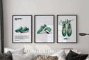 Vibrant poster showcasing the Nike Sneaker with a modern street style design.