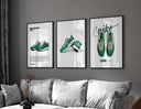 Nike Sneaker poster highlighting the unique sneaker culture and artistic style.