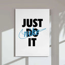 Additional print from Nike Sneaker Wall Art Set of 3 showcasing minimalist sneaker art.