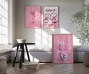 Pink Hypebeast Wall Art showcasing contemporary street style with vibrant colors and artistic designs.