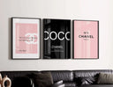 Second view of the Pink Luxury Fashion Prints Set, showcasing chic fashion-inspired artwork.