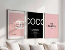 Ninth view capturing the elegant look of Pink Luxury Fashion Prints Set, ideal for stylish spaces.