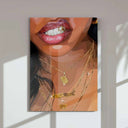 Minimalistic and vibrant digital wall art celebrating cultural beauty, perfect for contemporary decor.