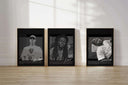 Elegant hip-hop themed wall art set transforming any room into a vibrant gallery space.