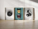 Hypebeast art piece displaying a vibrant collection of modern urban designs.
